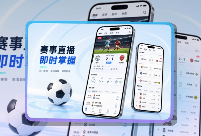 九游会 安装流程说明 · 手机端赛事入口 · 比分变化及时掌握界面展示